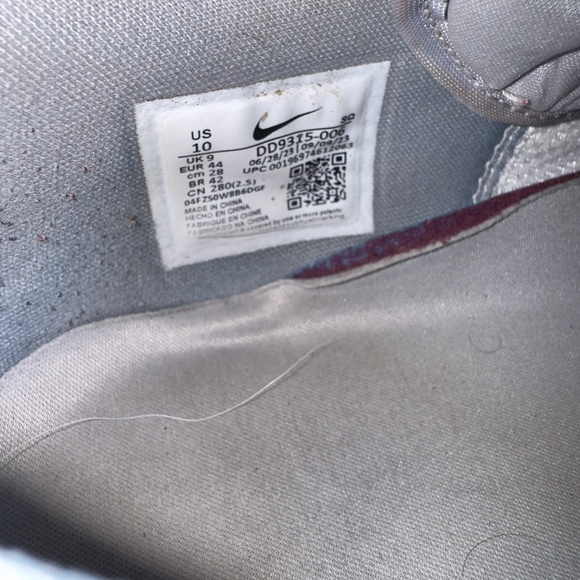 Jordan 1 Low Golf "Wolf Grey" Splatter Gum Sole - Picture 6 of 6